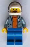 LEGO cty0828 Coast Guard City - Helicopter Pilot with Moustache