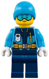 LEGO cty0903 Arctic Explorer - Ski Beanie Hat, Light Blue Ski Goggles