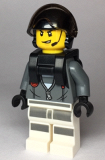LEGO cty0999 Sky Police - Jail Prisoner Jacket over Prison Stripes, Neck Bracket (for Parachute)