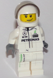 LEGO sc043 Mercedes Petronas Race Car Driver, White Helmet