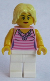 LEGO twn239 Mom, Pink Striped Top (10247)